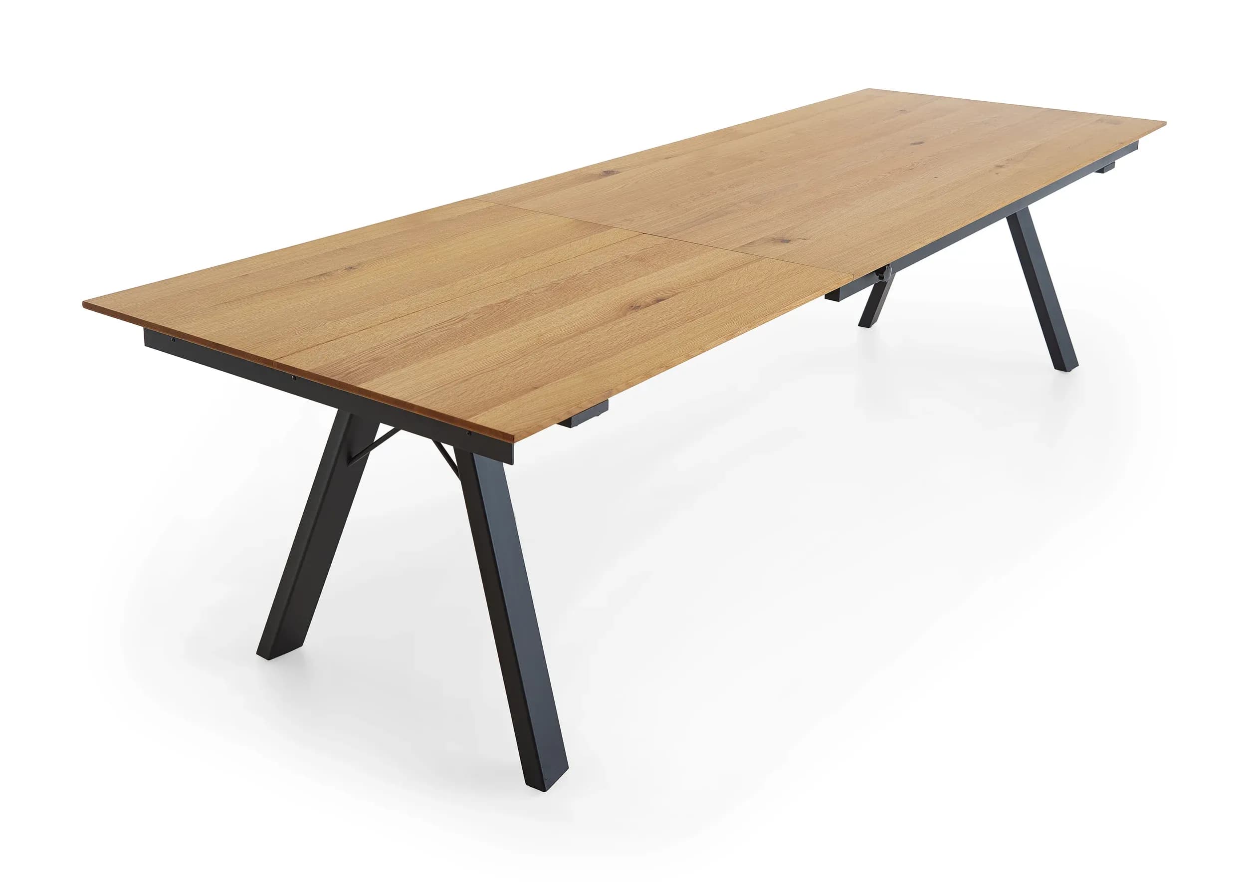 Esstisch - ausziehbar, LB ca. 180(280)x100 cm, Eiche furniert