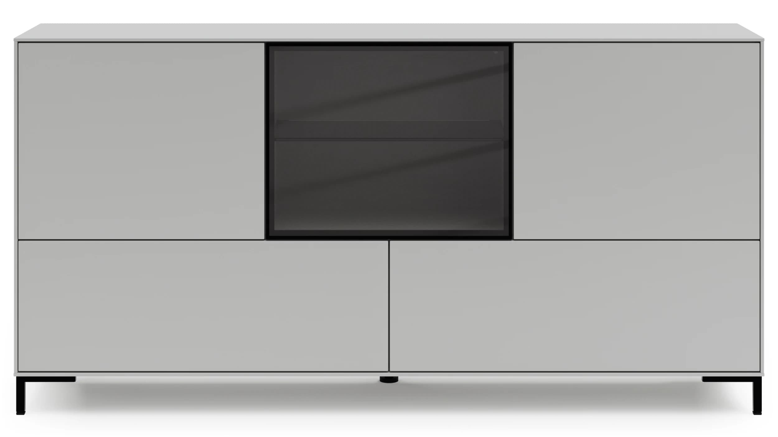 Sideboard Medio - Lack, Weiß