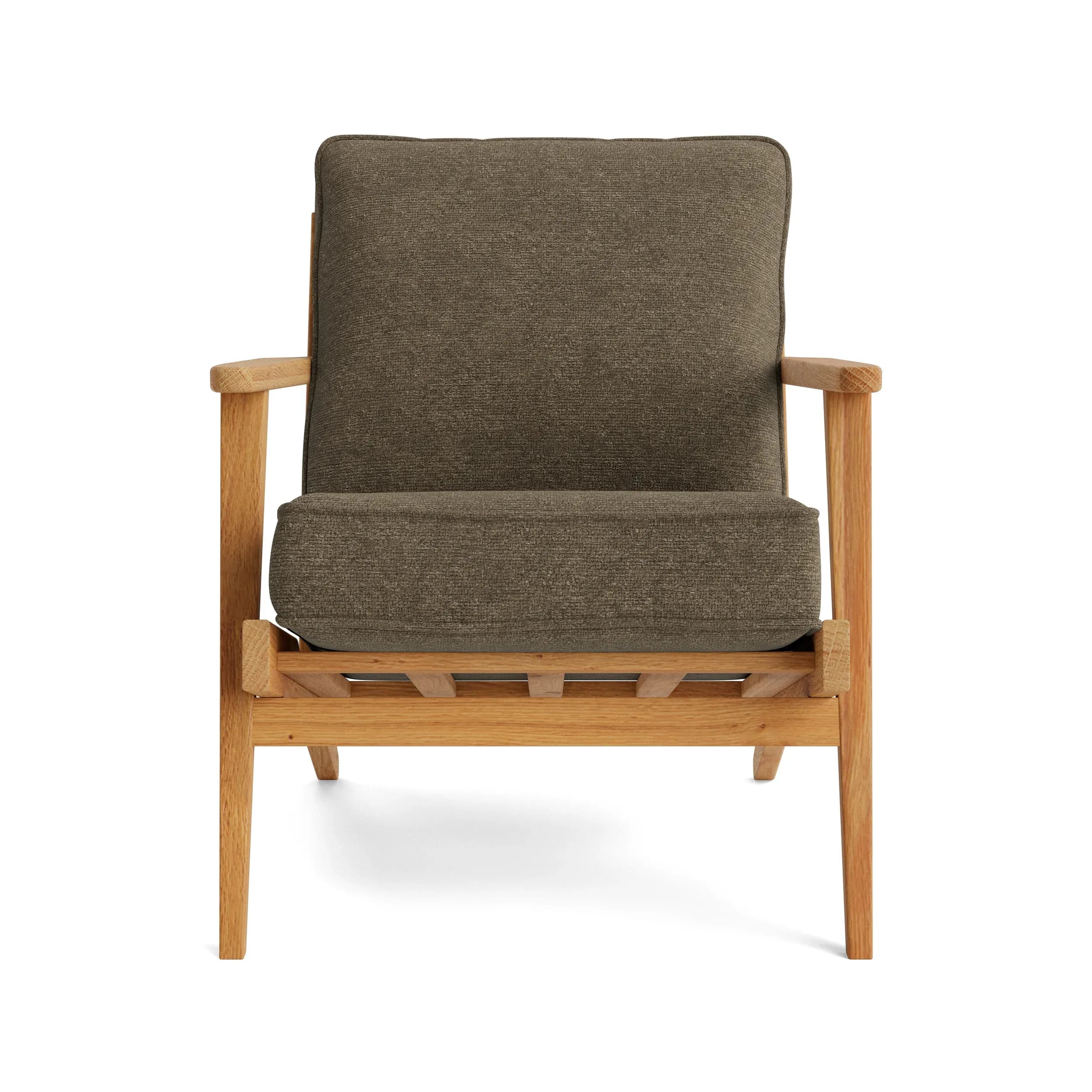 Sessel Quira - Stoff, Taupe