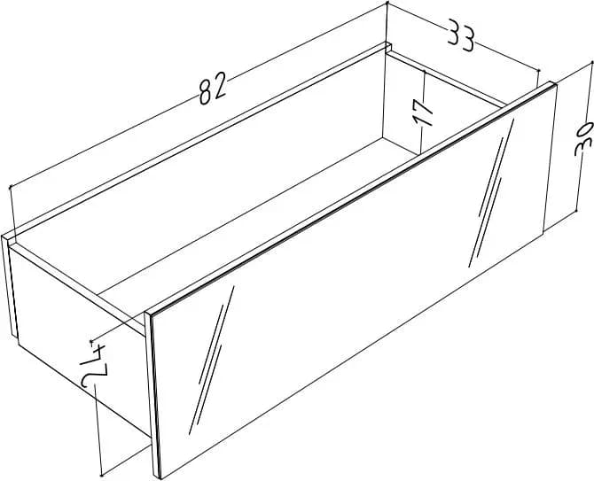 Lowboard - B ca. 181 cm, Olivgrün