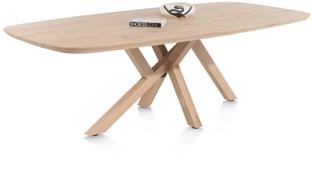 Shimla, Tisch 210 x 120 cm - Holz Fuße