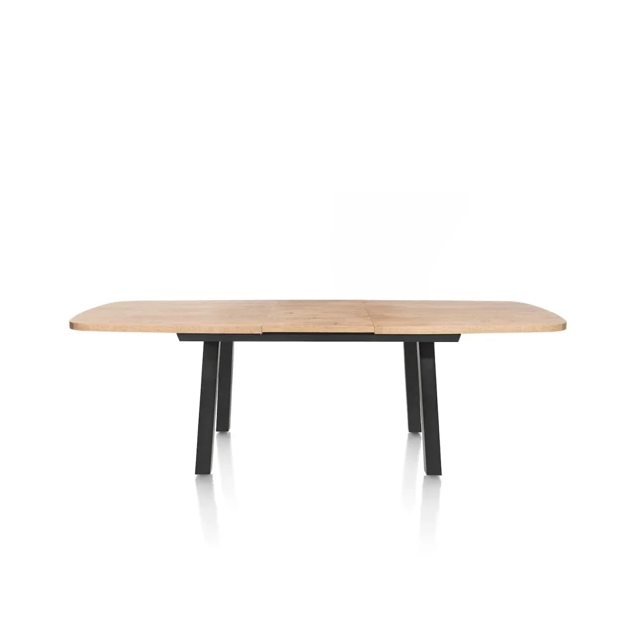 Pavarotti, Ausziehtisch 190 (+ 60) x 110 cm - 4 Beine - Metall