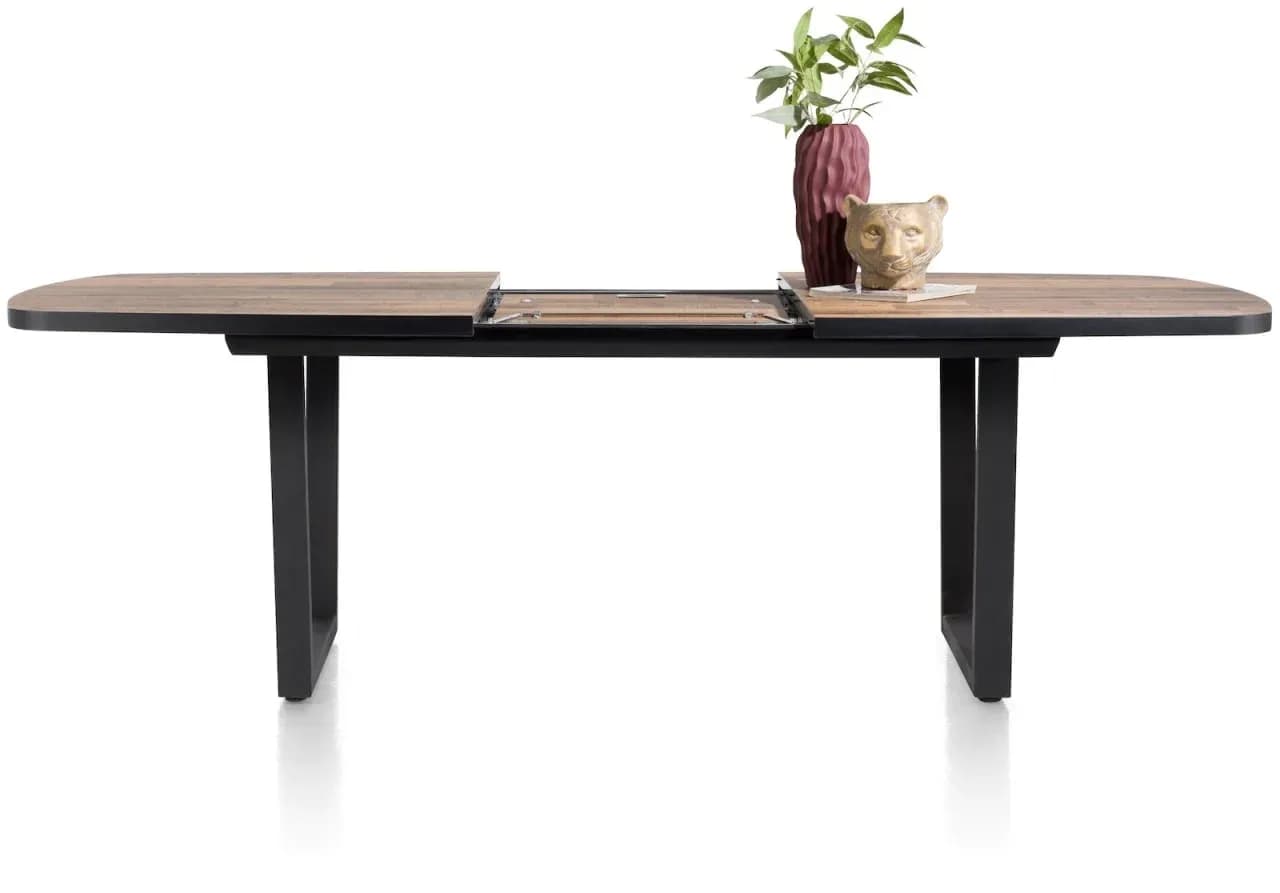 Avalox, Ausziehtisch oval 190 (+ 60) x 110 cm