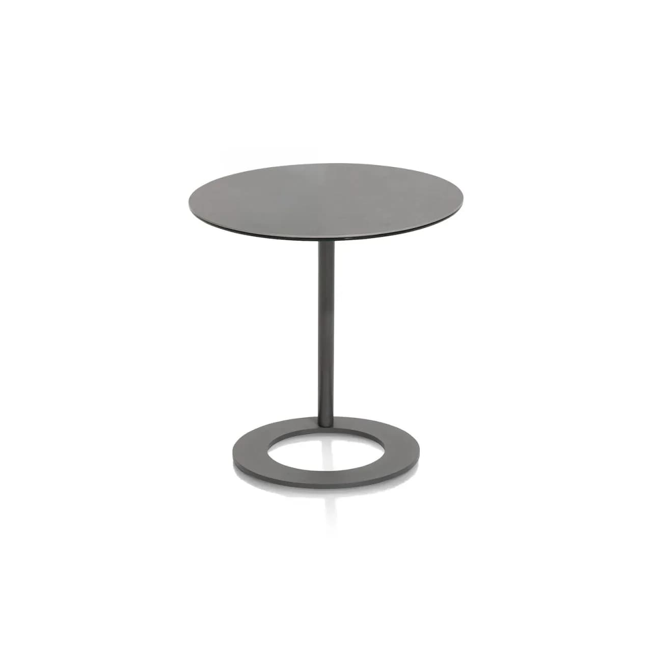 Vegas, Couchtisch rund 50 cm - Keramik auf Glas