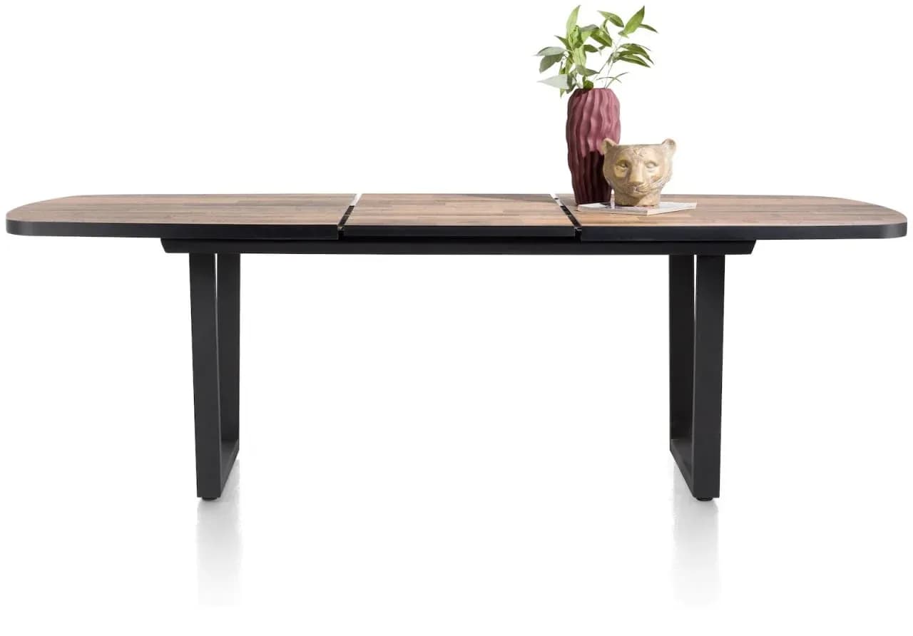 Avalox, Auszieh-Tresentisch oval 190 (+ 60) x 110 cm