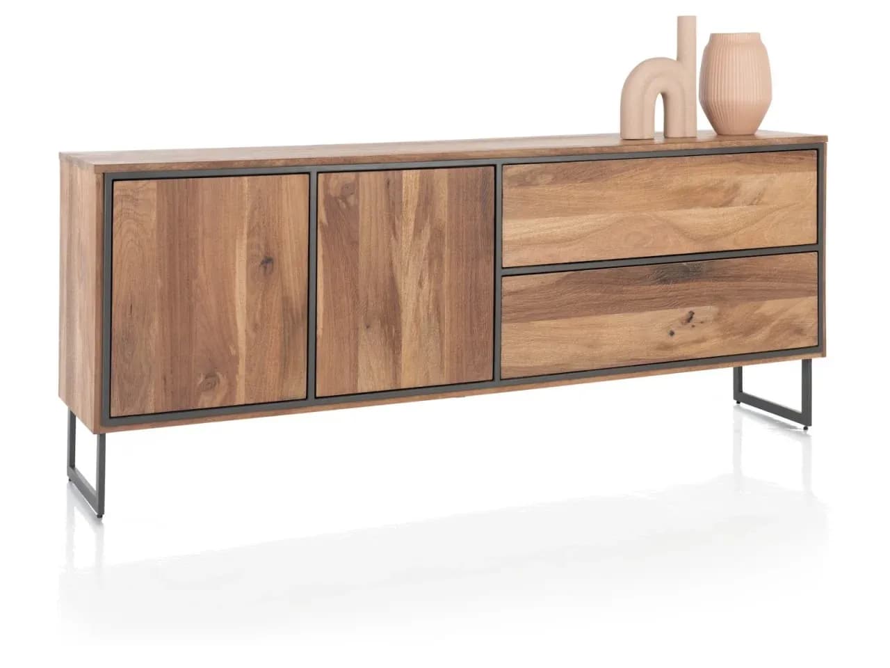Trapani, Sideboard 200 cm - 2-Türen + 2-Laden