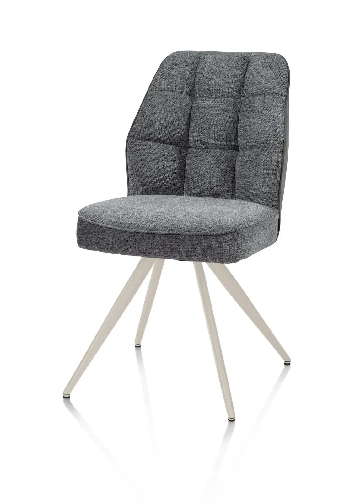 Bell, Stuhl - Gestell Creme - Taschenfederkern - Kombi Calabria/Vada