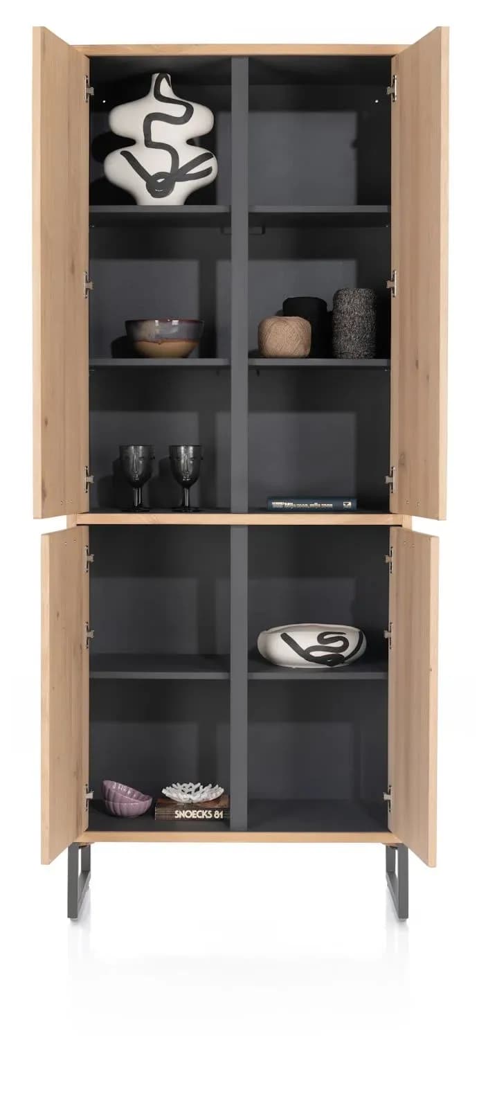 Castello, Schrank 85 cm - 4-Türen