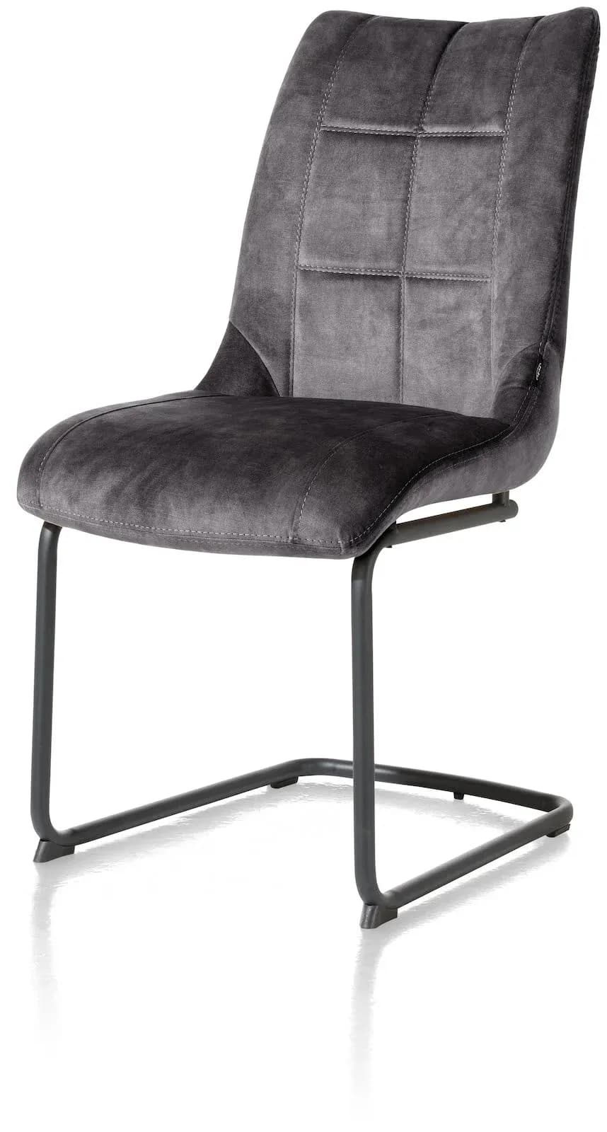 Mischa, Stuhl - Swing rund + Handgriff - Stofff Karese
