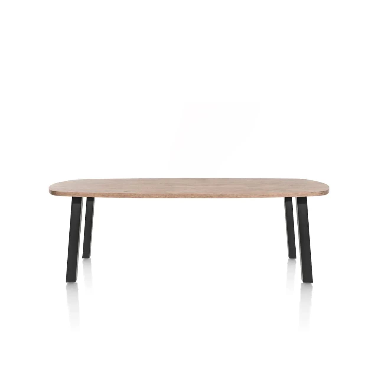 Pavarotti, Tisch 240 x 108 cm - 4 Beine - Metall