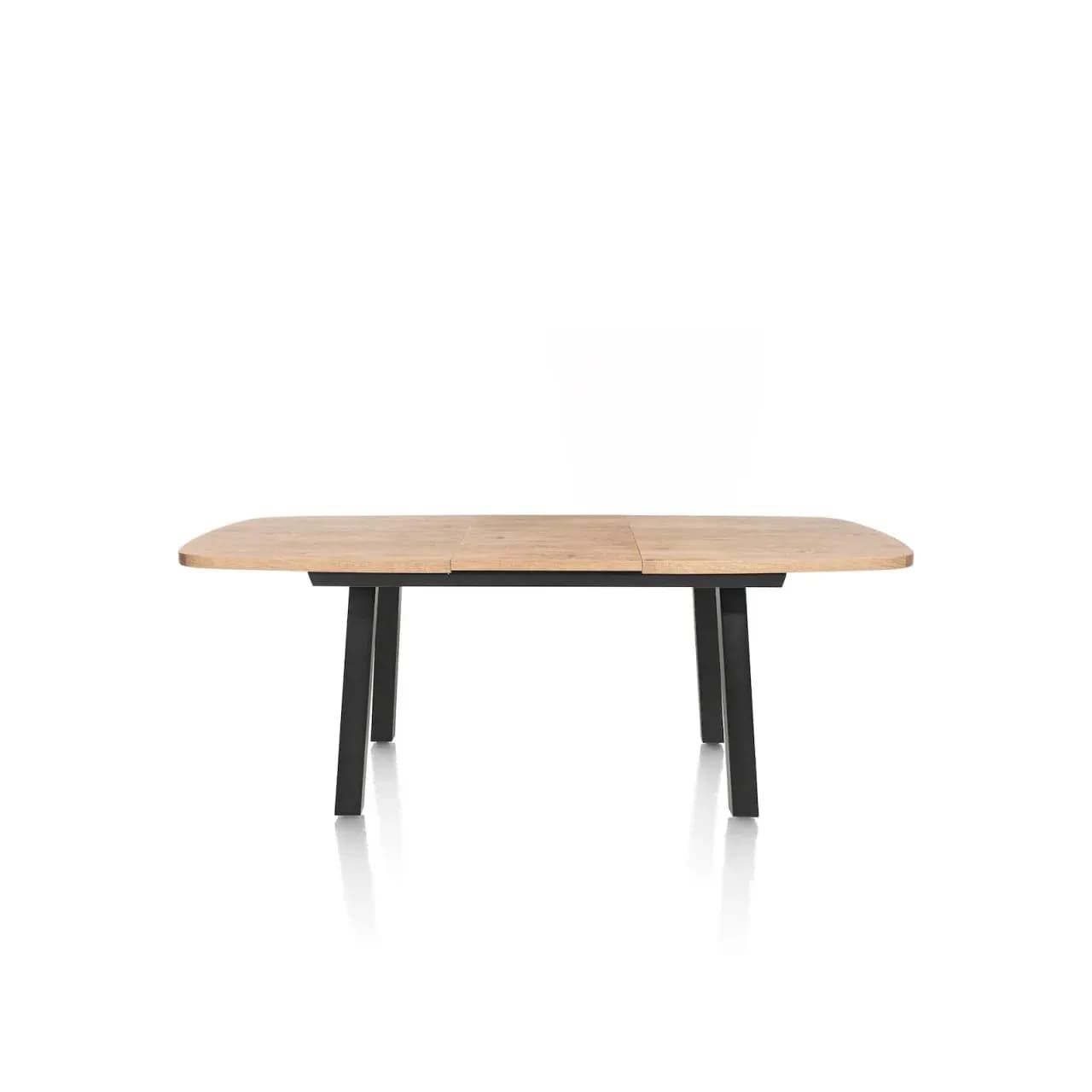 Pavarotti, Ausziehtisch 160 (+ 50) x 110 cm - 4 Beine - Metall