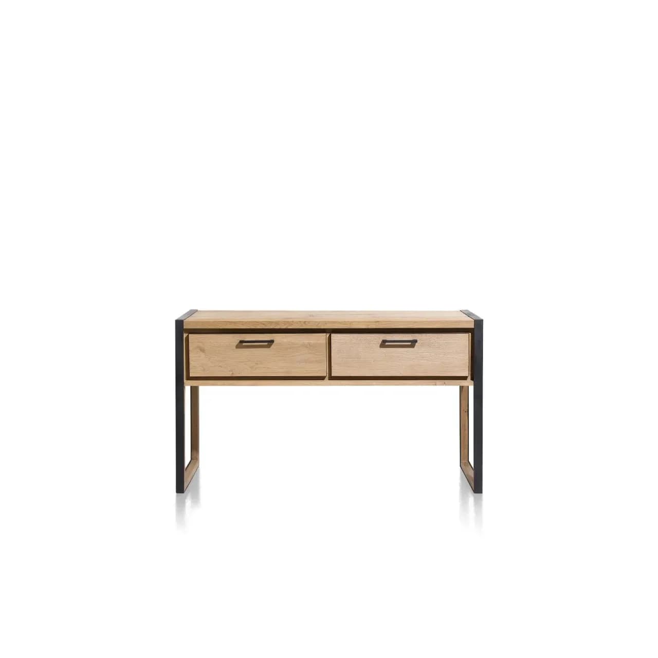 Metalo, Wandtisch 140 x 42 cm + 2-Laden