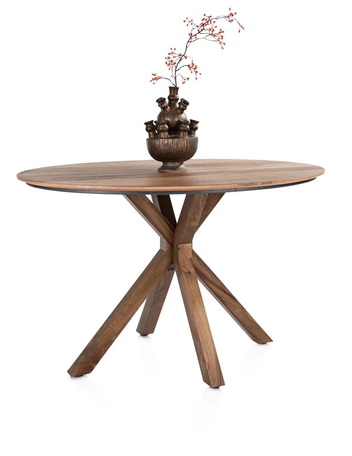 Trapani, Tresentisch Ellipse 150 x 120 cm (Höhe: 92 cm)