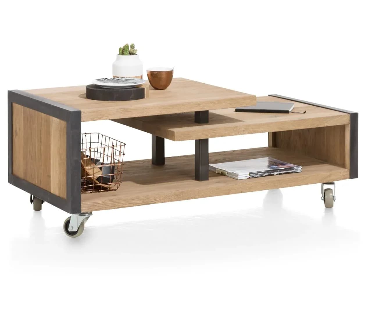 Metalo, Couchtisch 120 x 60 cm + 1-Nische