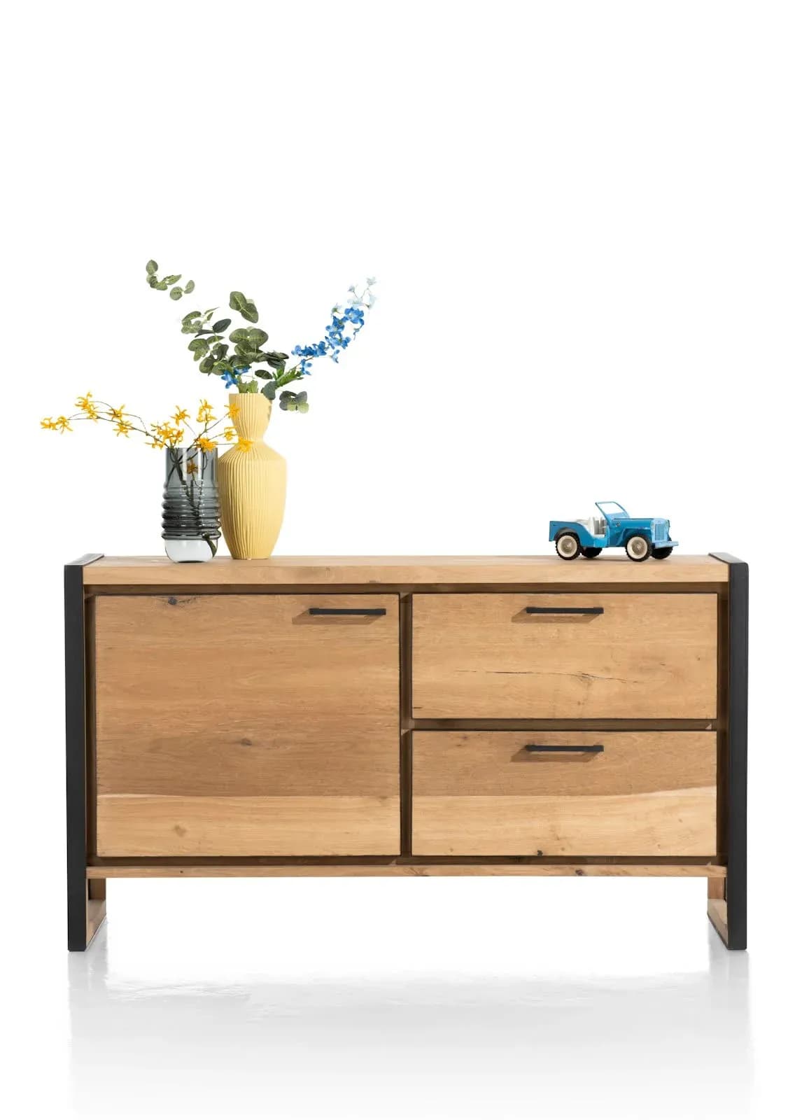 Metalo, Sideboard 140 cm - 1-Tür + 2-Laden