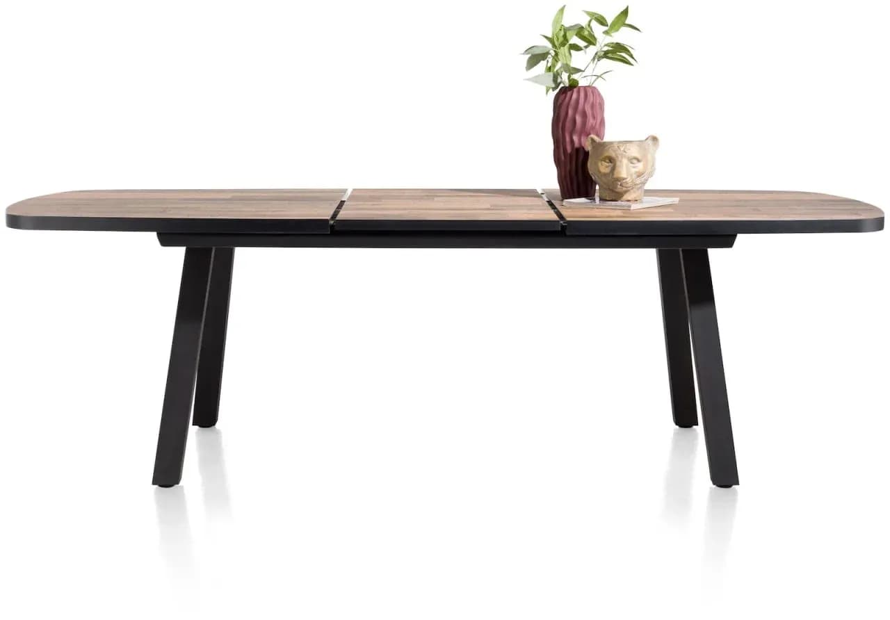 Avalox, Auszieh-Tresentisch oval 190 (+ 60) x 110 cm