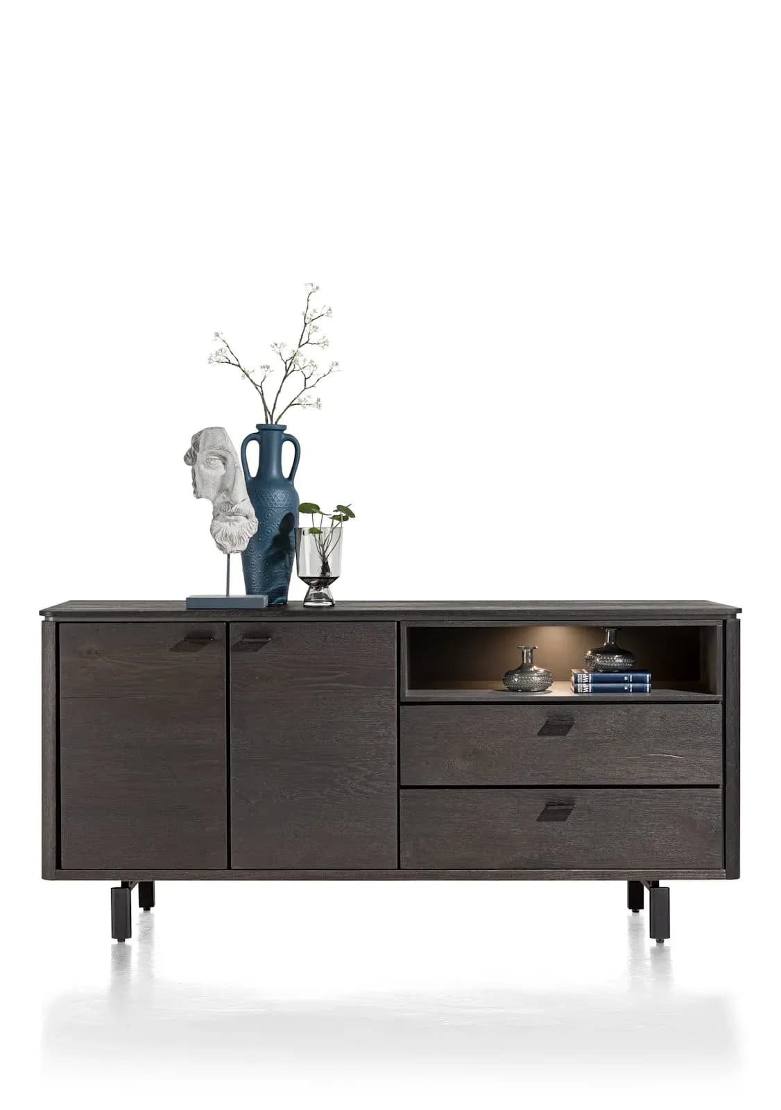 Livada, Sideboard 180 cm - 2-Türen + 2-Laden + 1-Nische