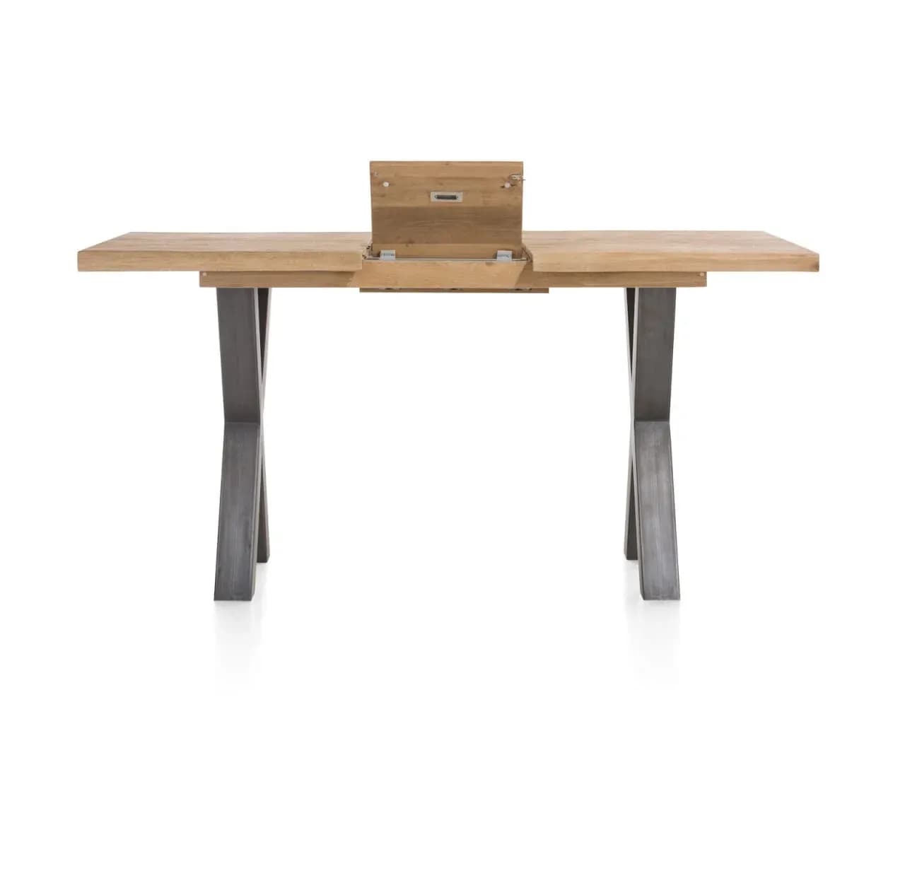 Metalox, Tresentisch ausziehbar 140 (+ 50) x 90 cm (Höhe: 92 cm)