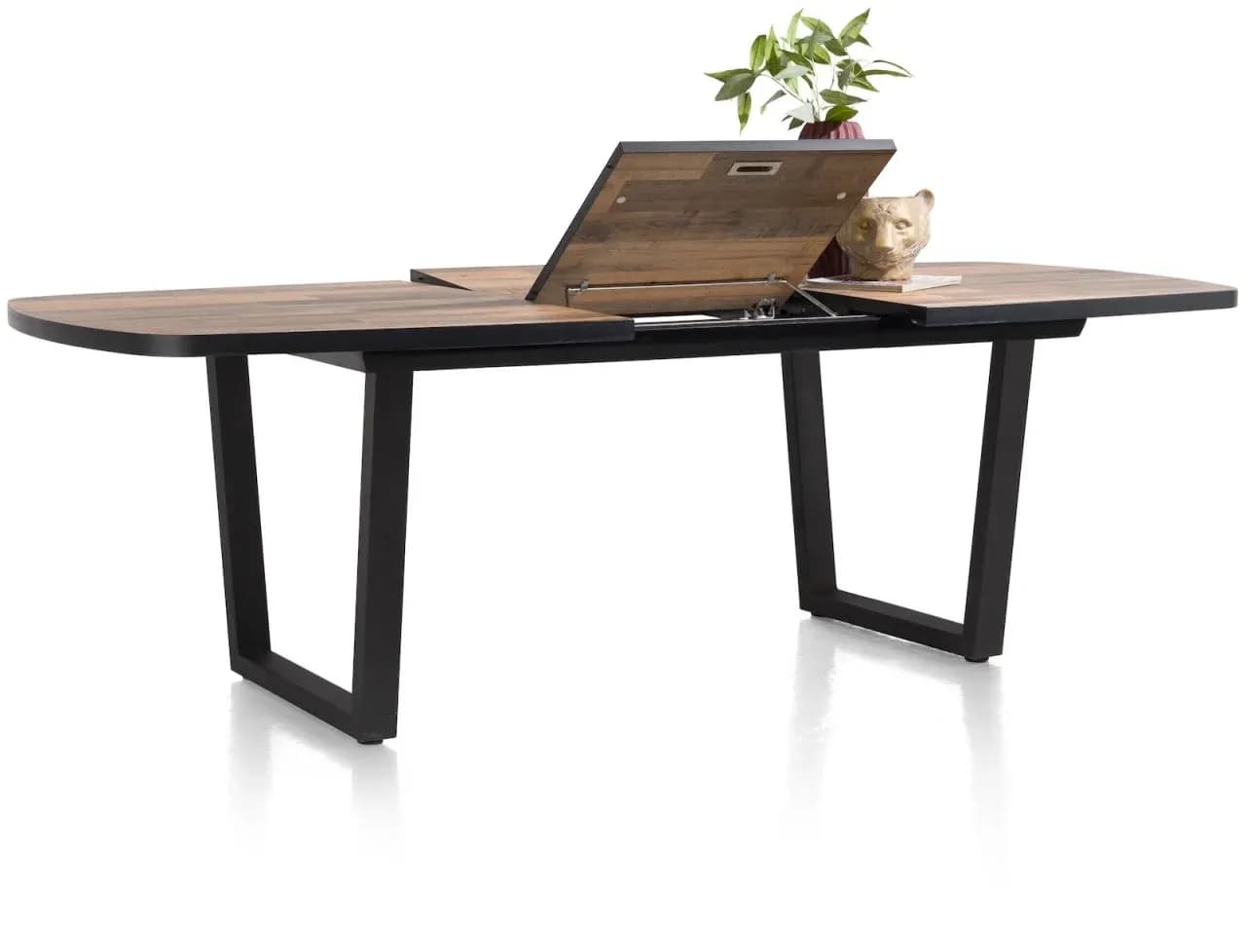 Avalox, Ausziehtisch oval 190 (+ 60) x 110 cm