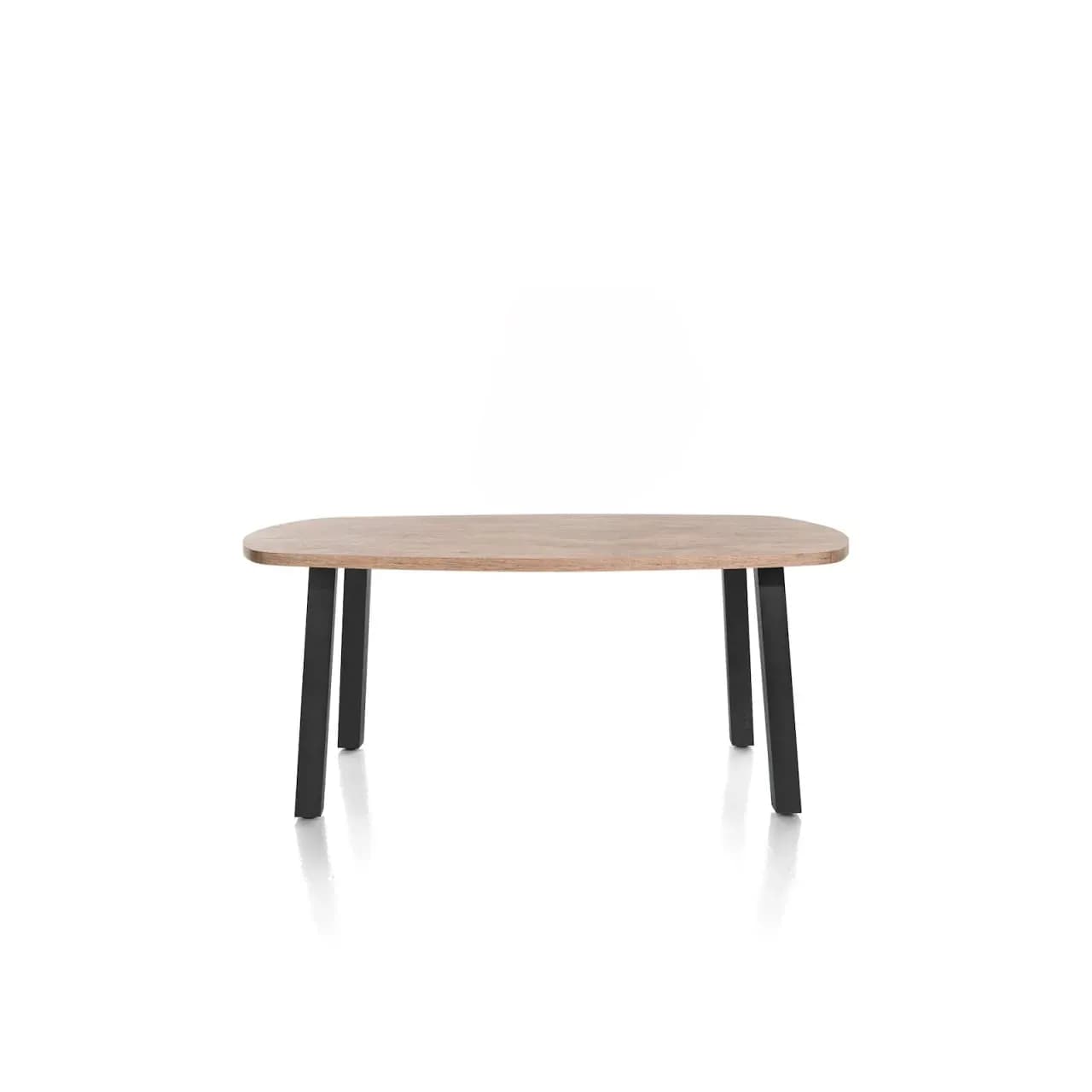 Pavarotti, Tisch 180 x 108 cm - 4 Beine - Metall
