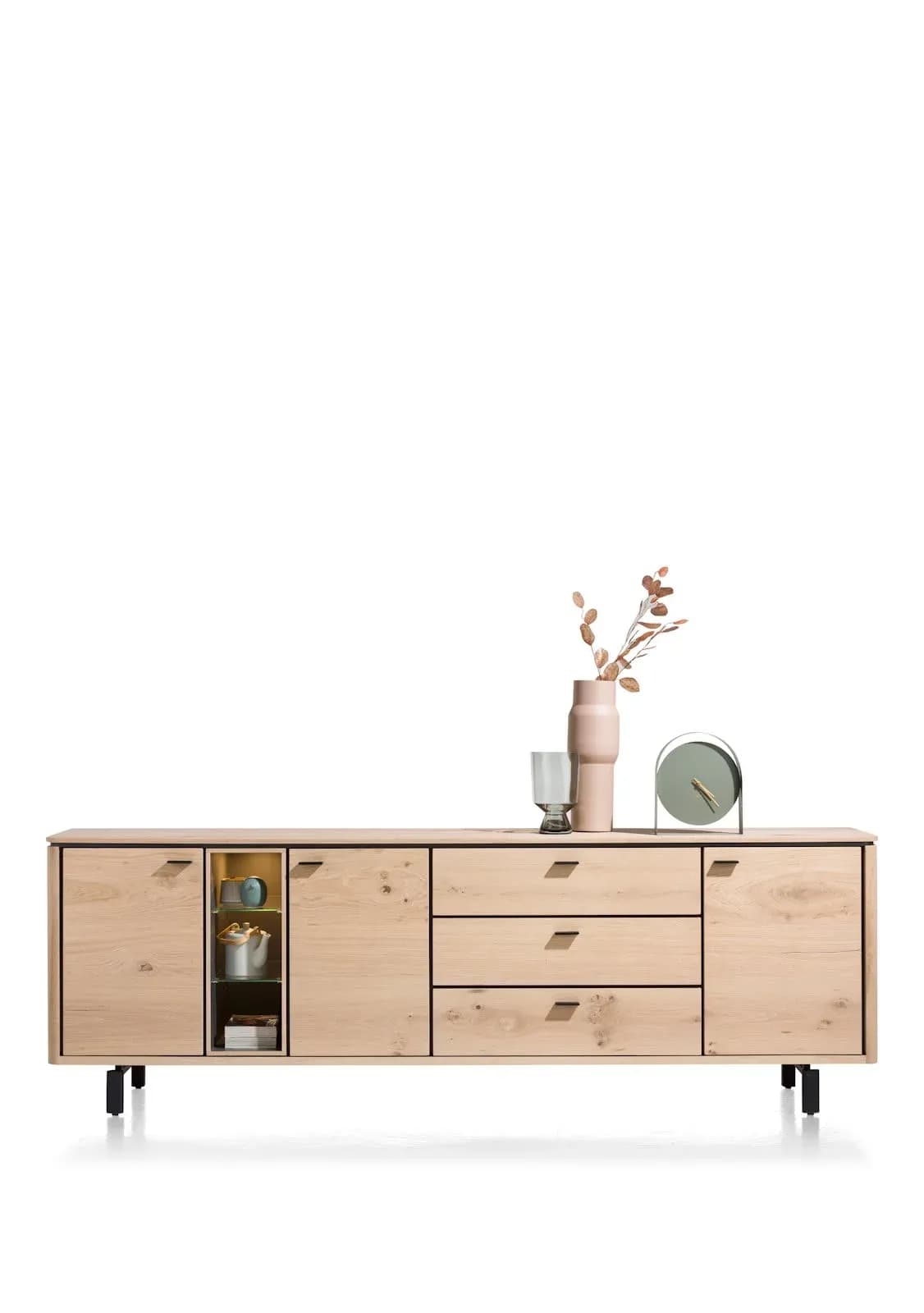 Livada, Sideboard 240 cm - 3-Türen + 3-Laden + 3-Nischen