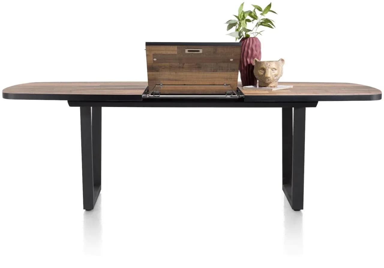 Avalox, Ausziehtisch oval 190 (+ 60) x 110 cm