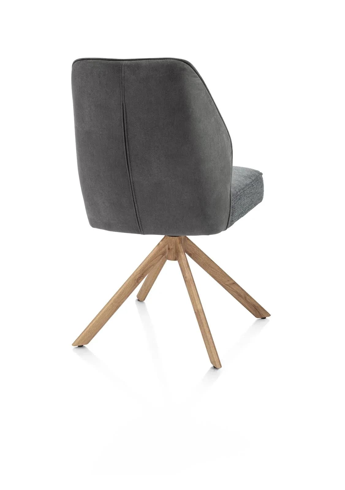 Bell, Stuhl - Gestell Eiche-Optik - drehbar - Kippfunktion - Taschenfederkern - Kombi Calabria/Vada