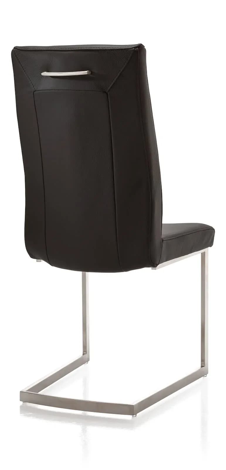 Malvino, Stuhl - Edelstahl Swing viereckig + Handgriff rund