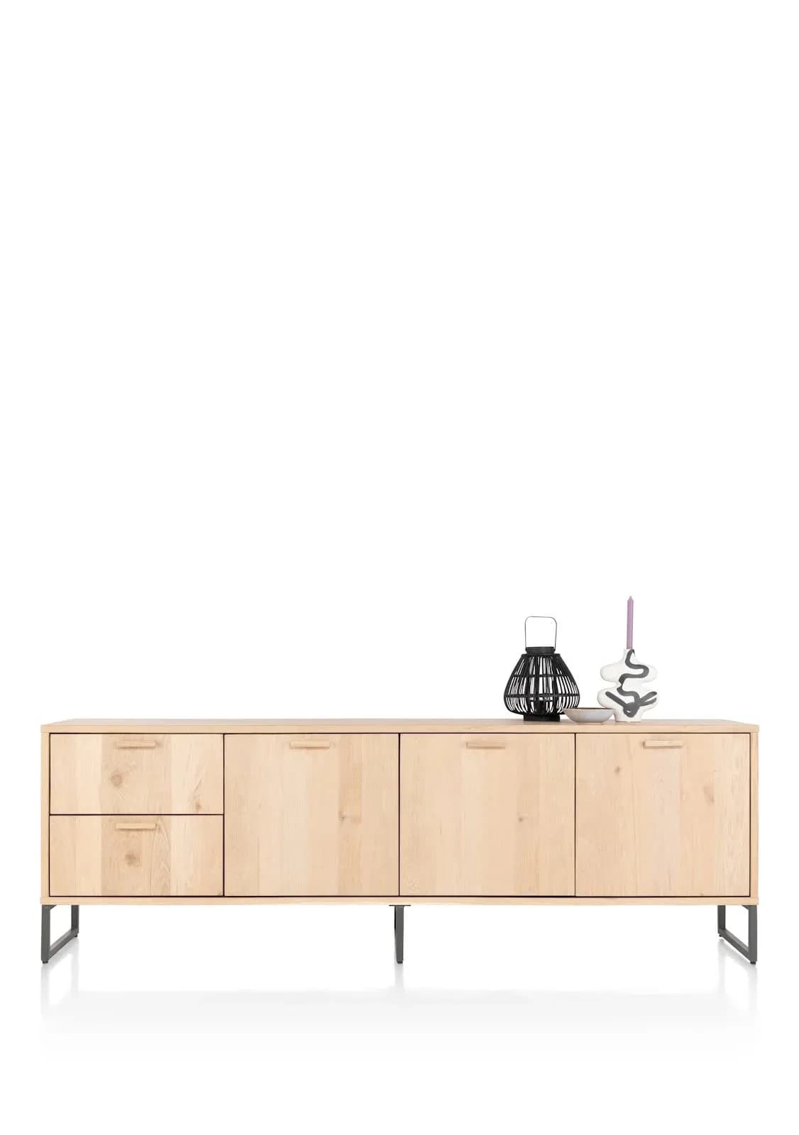 Castello, Sideboard 240 cm - 3-Türen + 2-Laden