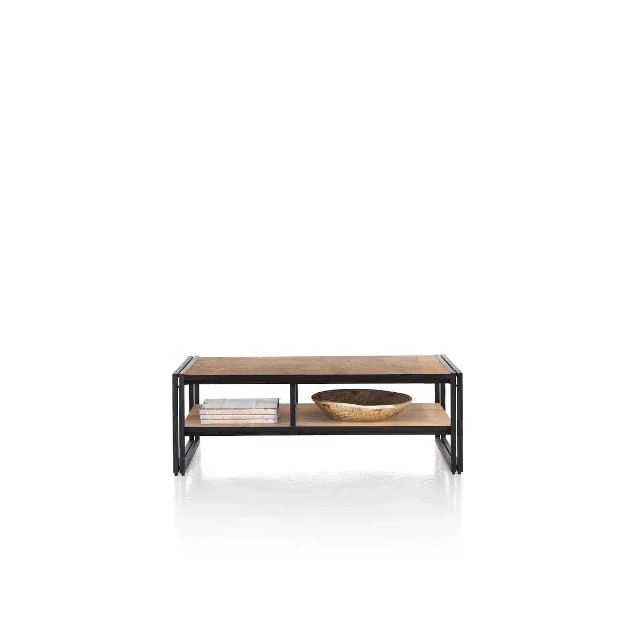 Avalon, Couchtisch 110 x 60 cm + 2-Nischen
