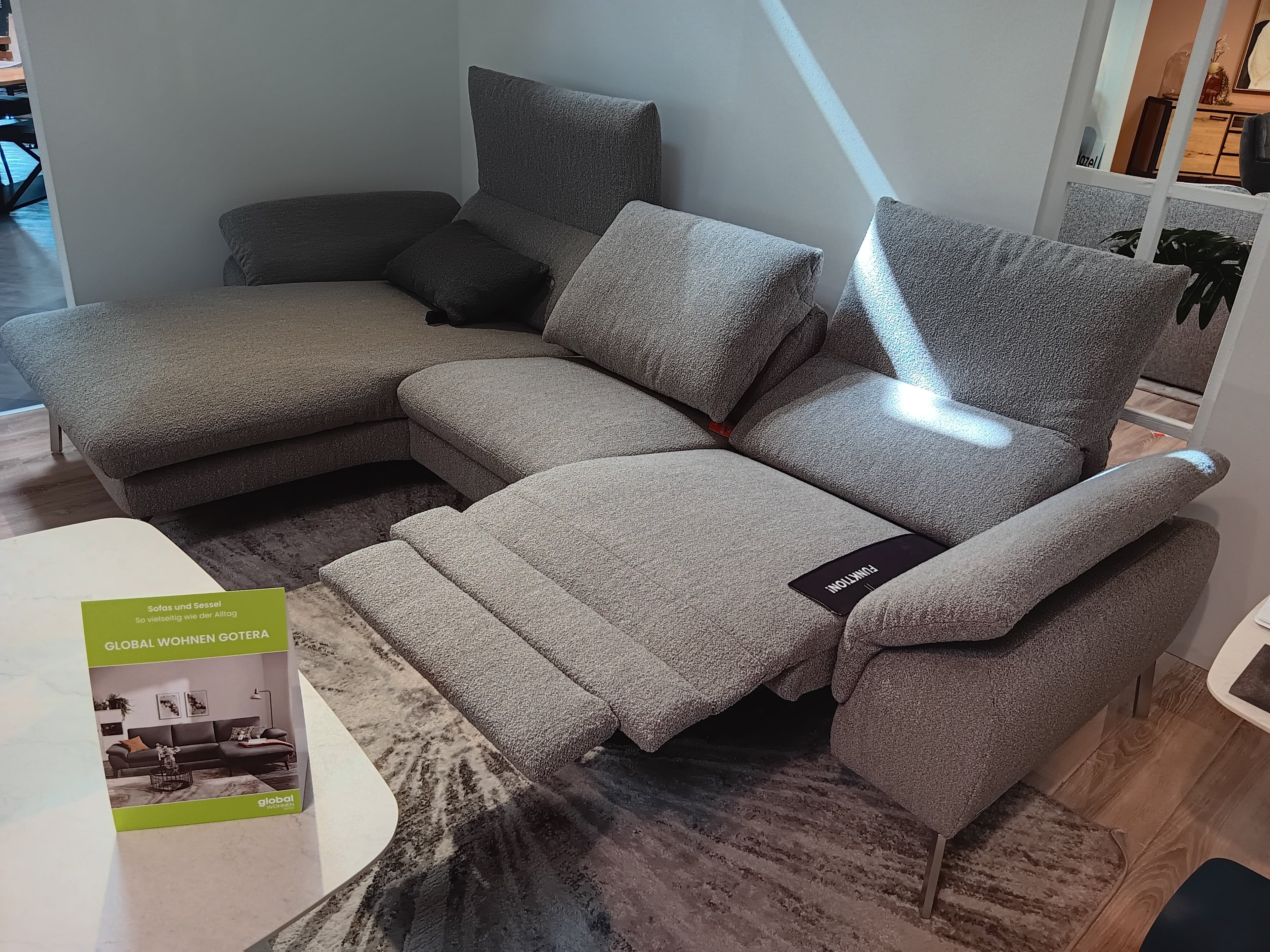 Ecksofa "Gotera Global" – Ausstellungsstück im Möbelhaus Gottwald – der Wohnfuchs