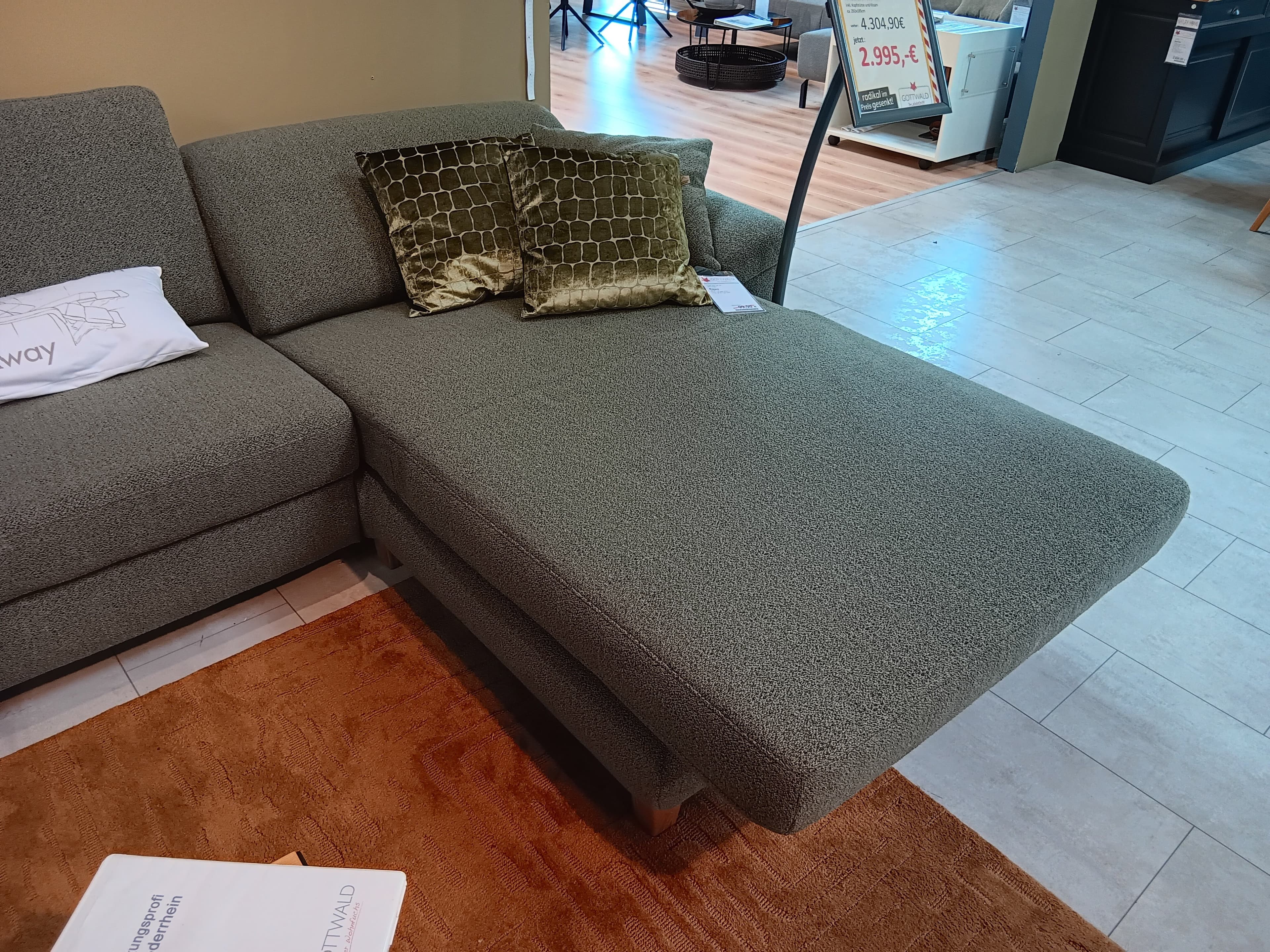 Ecksofa "LS672617" – Ausstellungsstück im Möbelhaus Gottwald – der Wohnfuchs