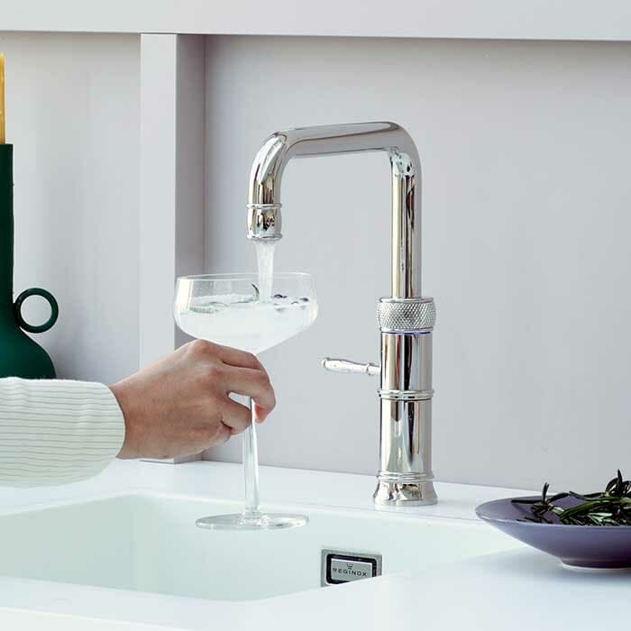 Quooker Classic Fusion Square, verchromt