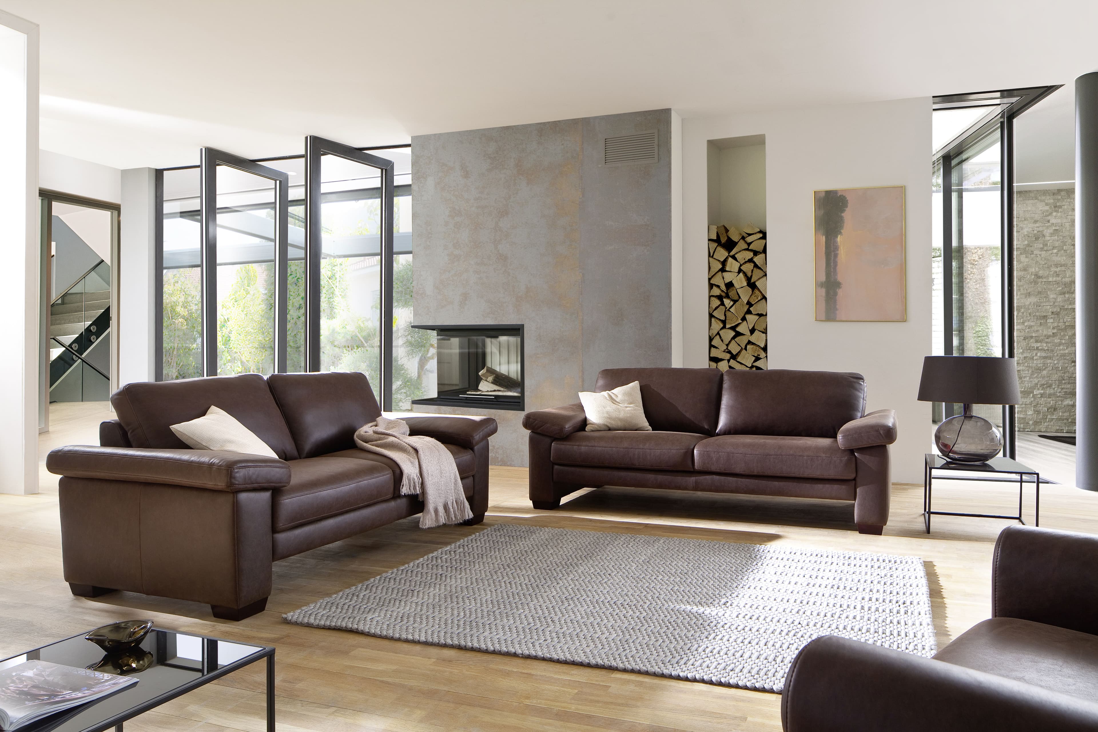 Gemütliches Sofa im Wohnzimmer beim Wohnfuchs