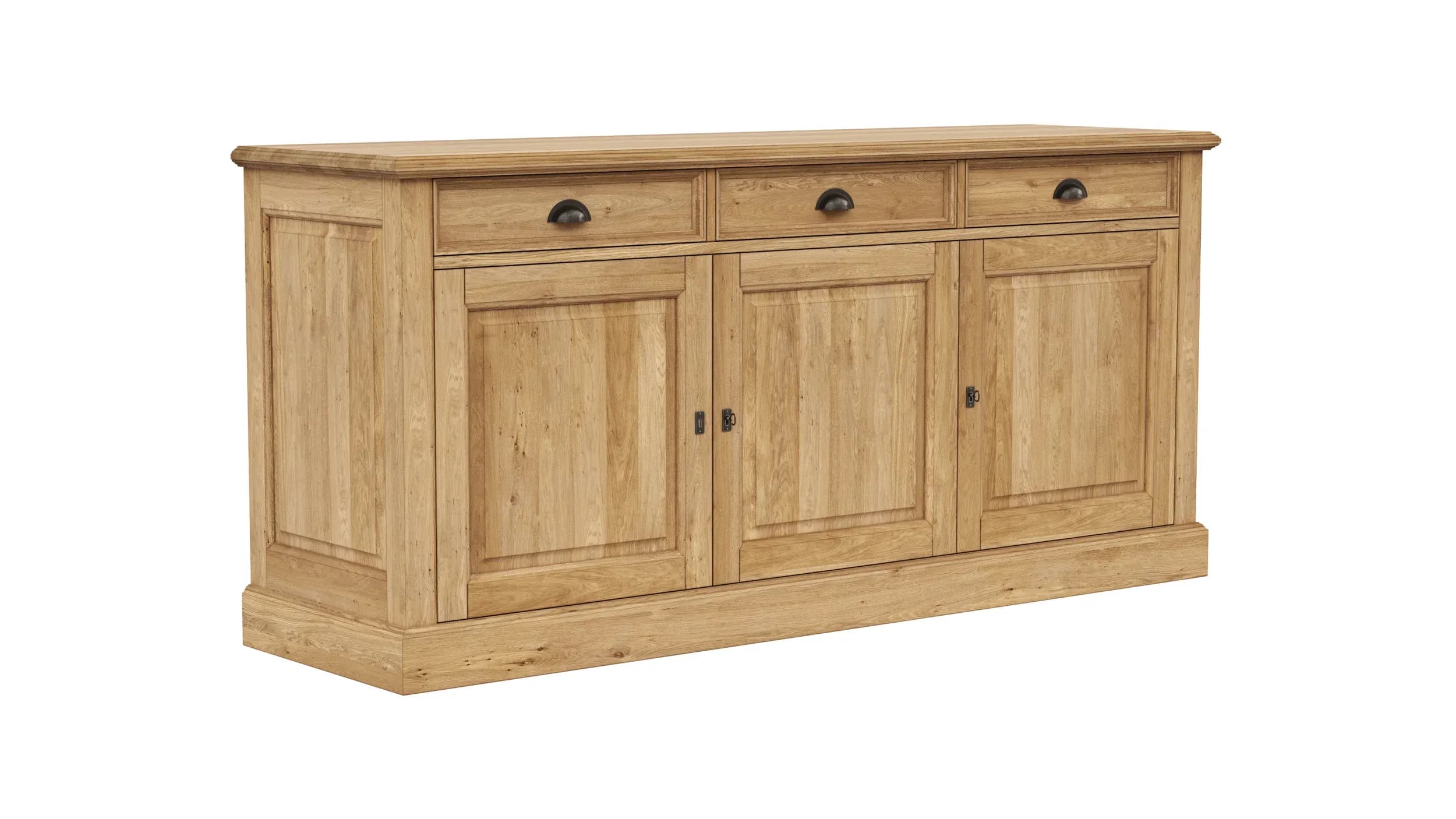 Sideboard Louisiana - Wildeiche teilmassiv, geölt