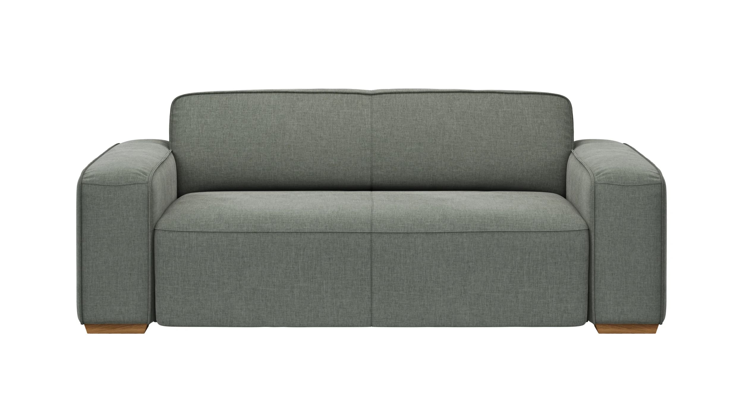 Sofa Denver - 2,5-Sitzer, Stoff, Grau