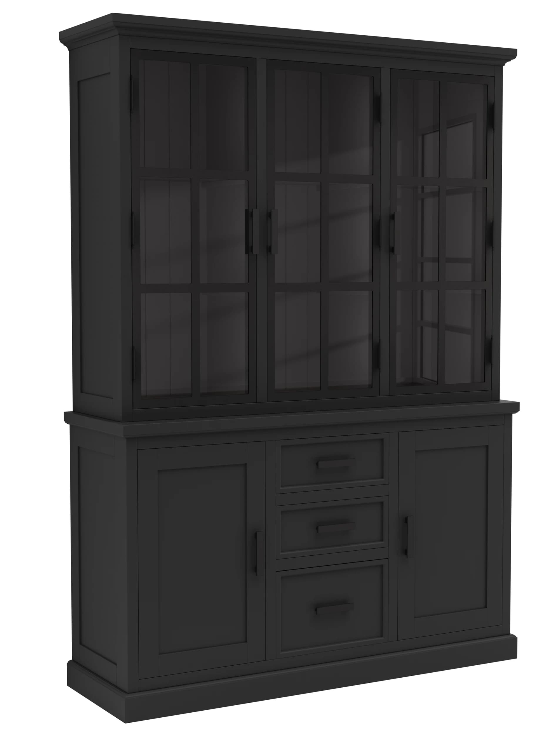 Buffetschrank Litchfield Metal - Stone Blue???, Non-Antique / Metal, Black???