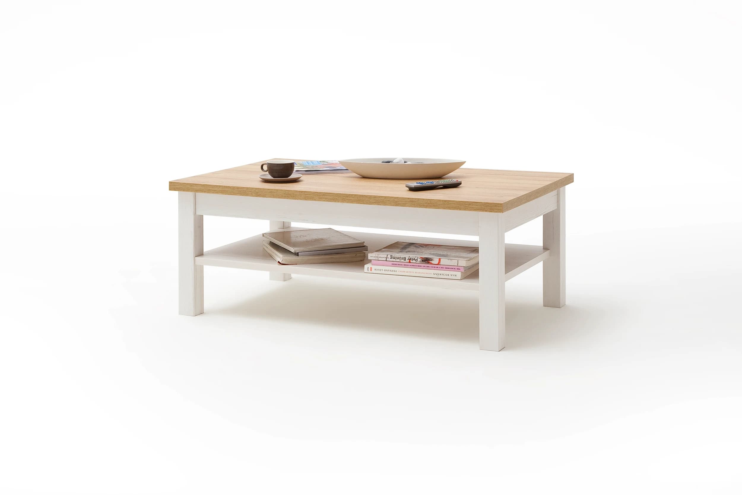Couchtisch - LBH ca. 114x70x46 cm, Pinie Nachbildung