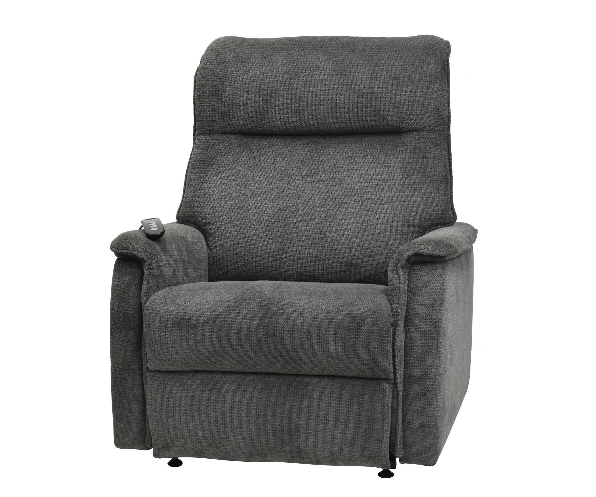 TV-Sessel MIKLAS - Aufstehhilfe, Relaxfunktion, Stoff, Grau