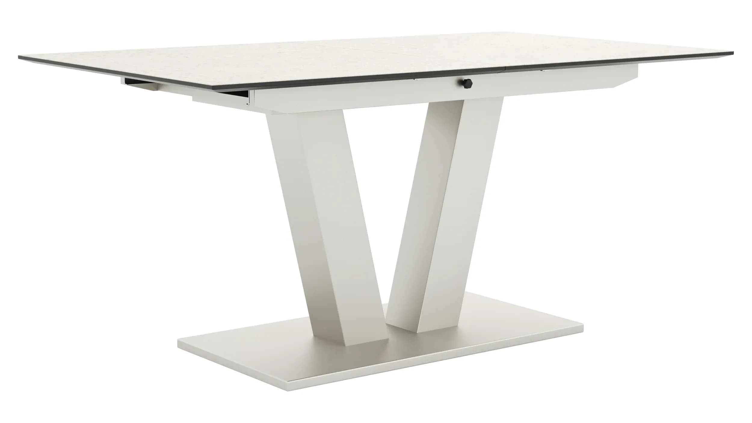 Esstisch Dinner - ausziehbar, LB ca. 160x 90 cm, HPL, Sand