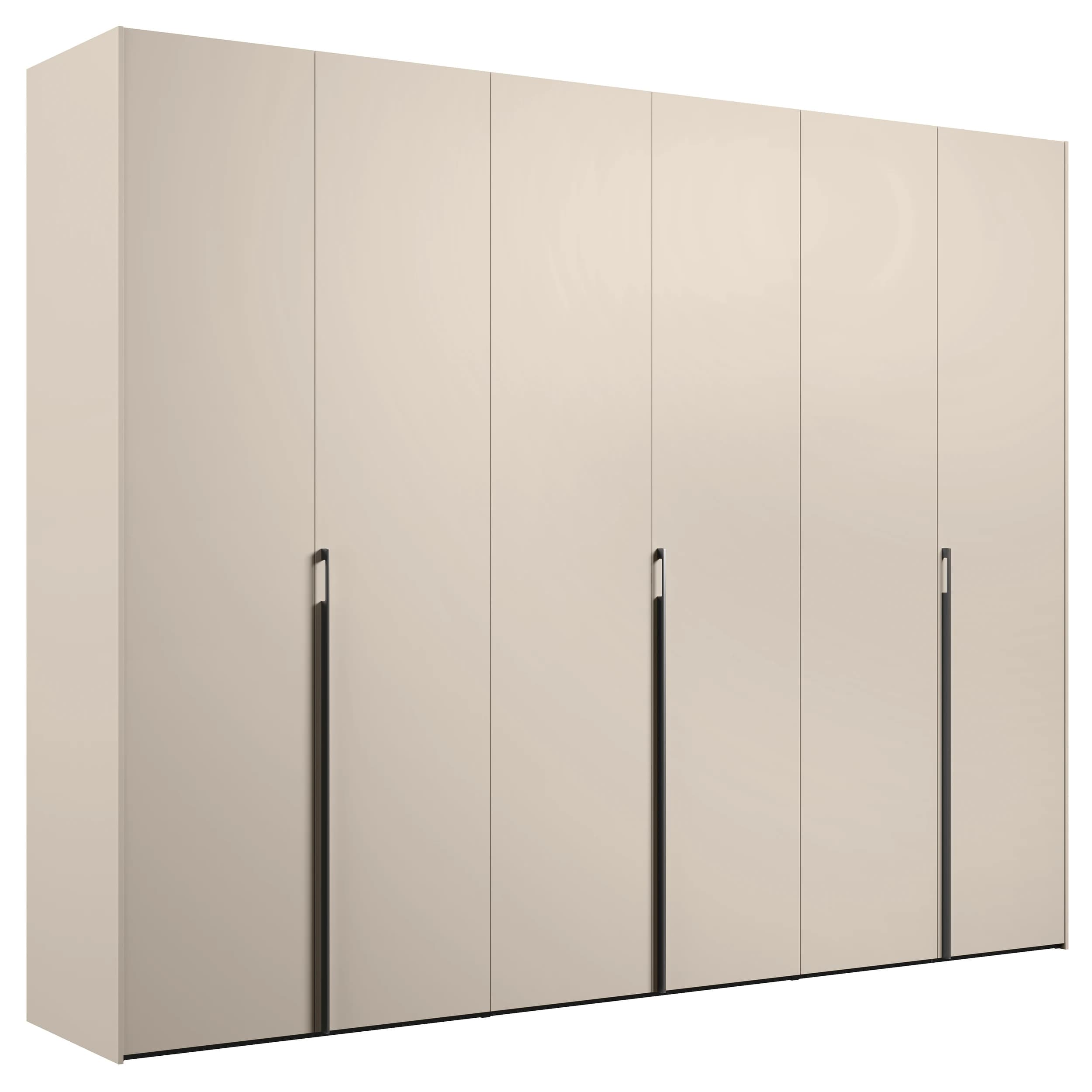 Drehtürenschrank Solina Alfa - B ca. 303 cm, Melamin matt, Düne
