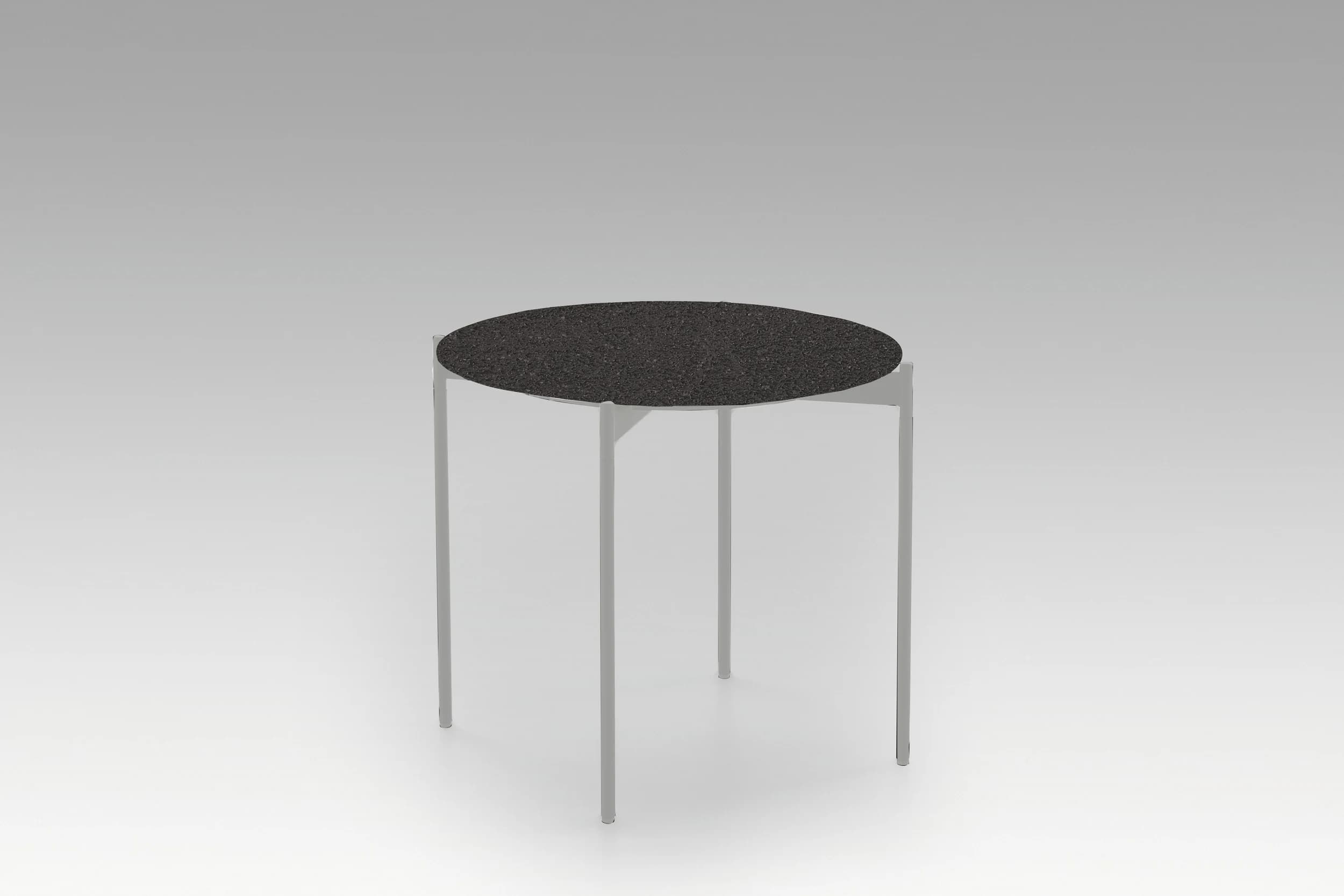 Couchtisch - D. ca. 55 cm, Keramik, Basalt