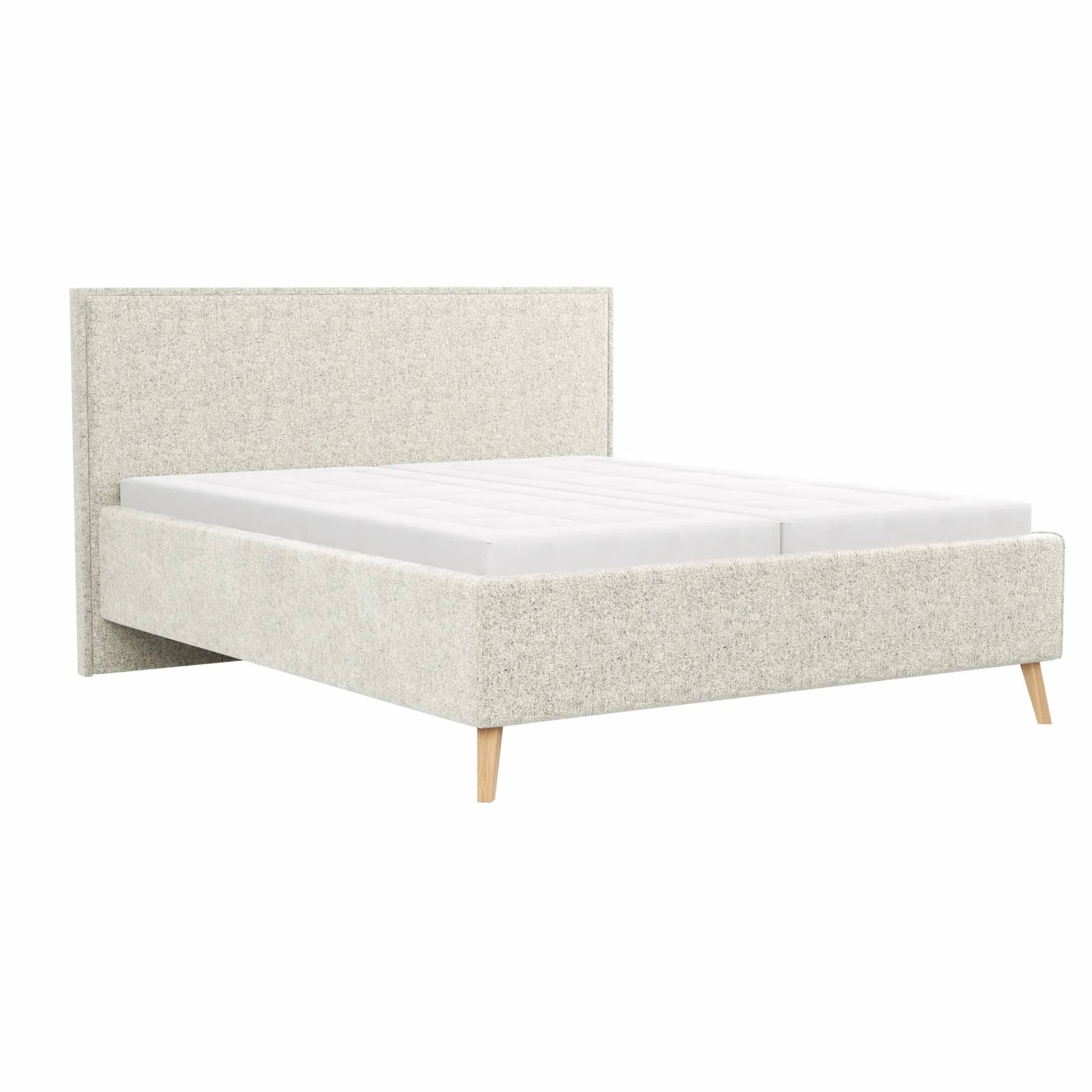 Bettgestell Carmen - Liegefläche ca. 180x200cm, Stoff, Beige