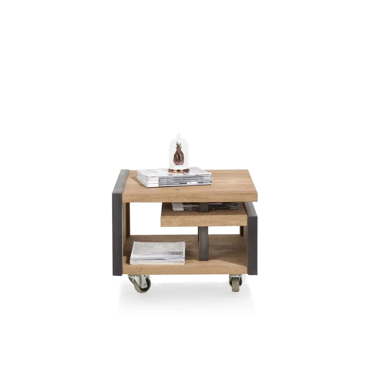 Metalo, Beistelltisch 60 x 60 cm + 1-Nische