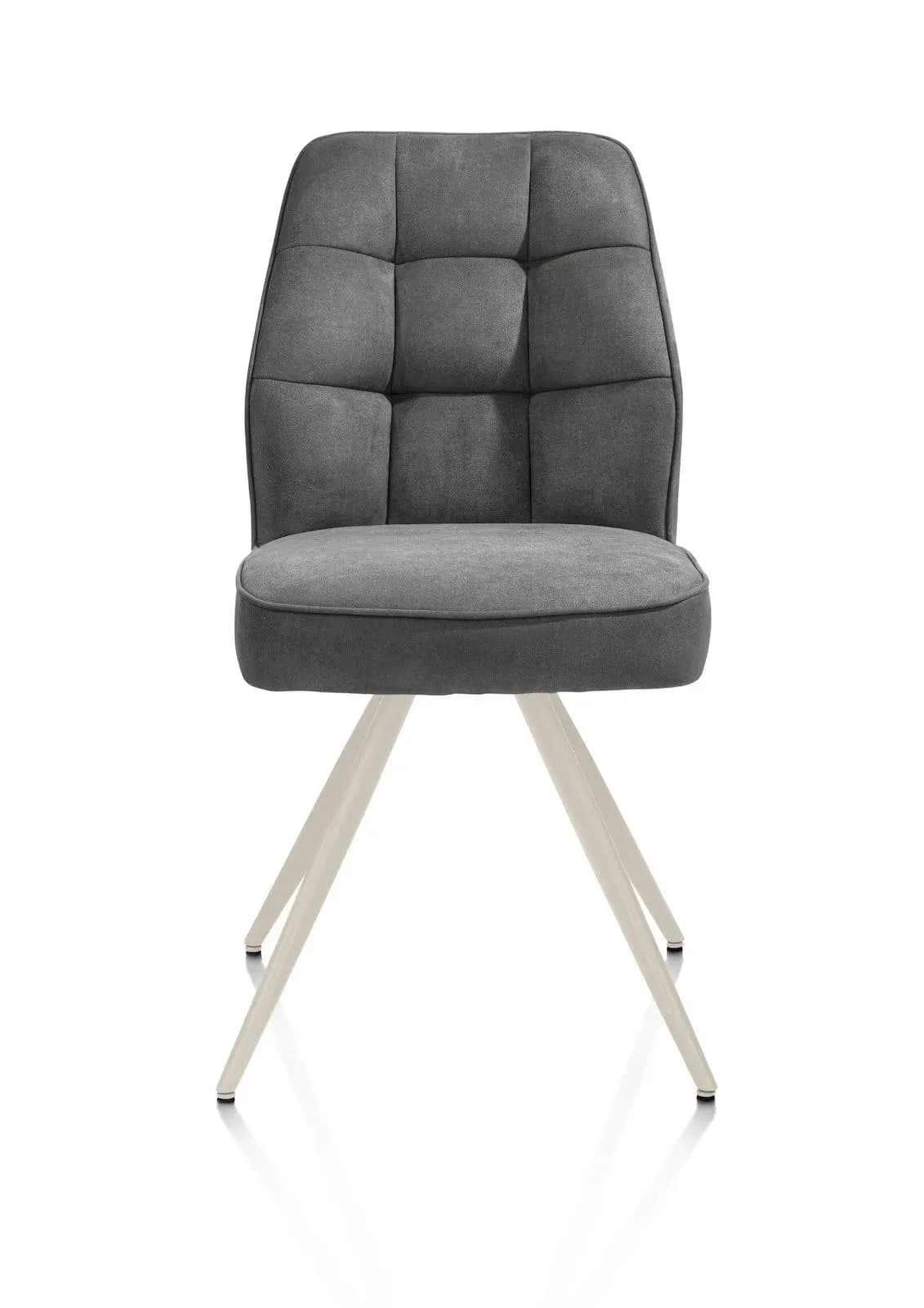 Bell, Stuhl - Gestell Creme - Taschenfederkern - Stoff Calabria