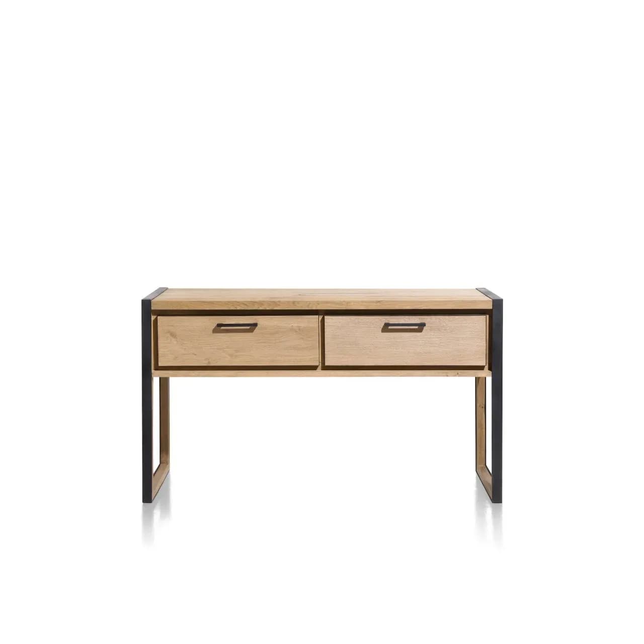 Metalo, Wandtisch 140 x 42 cm + 2-Laden