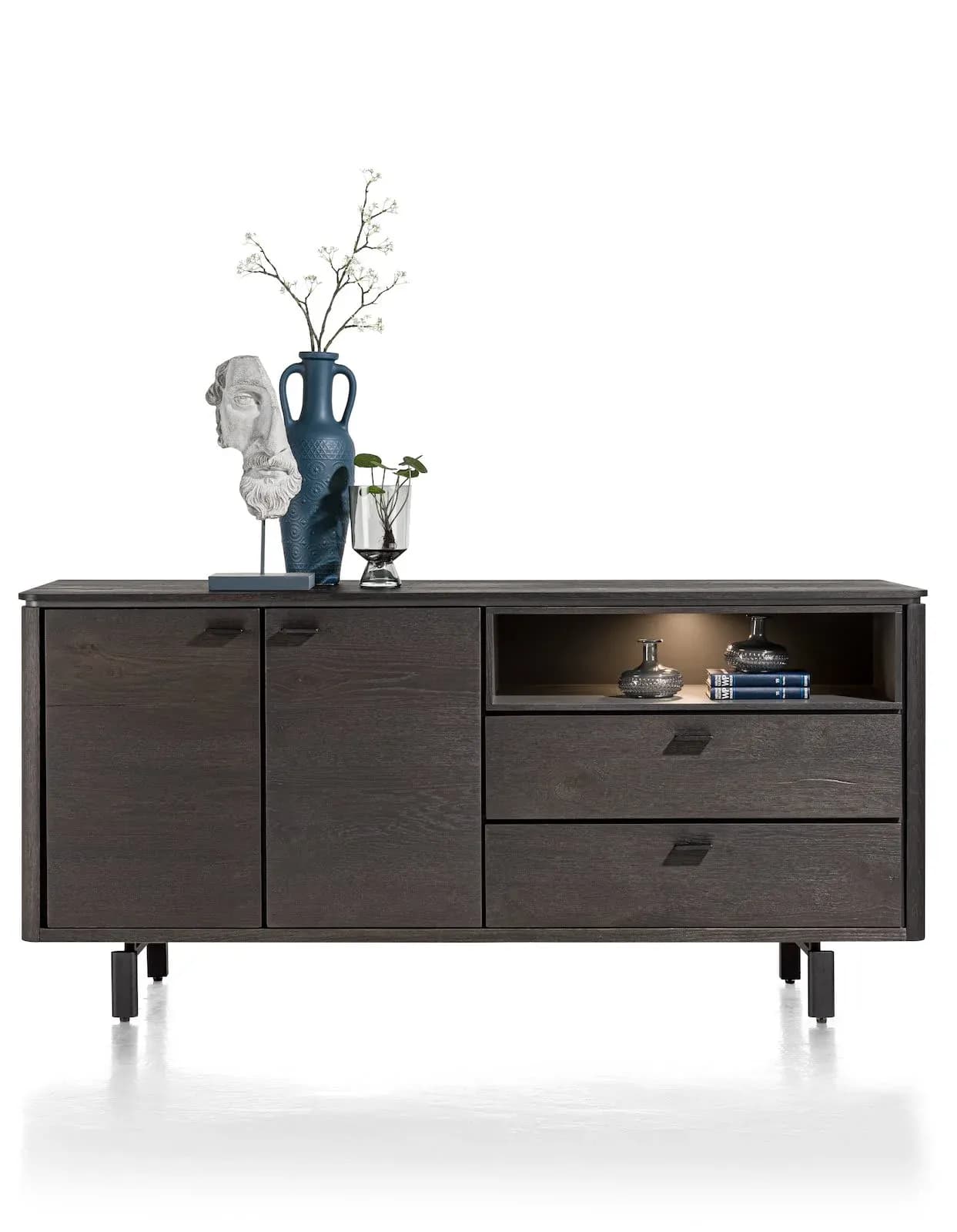 Livada, Sideboard 180 cm - 2-Türen + 2-Laden + 1-Nische