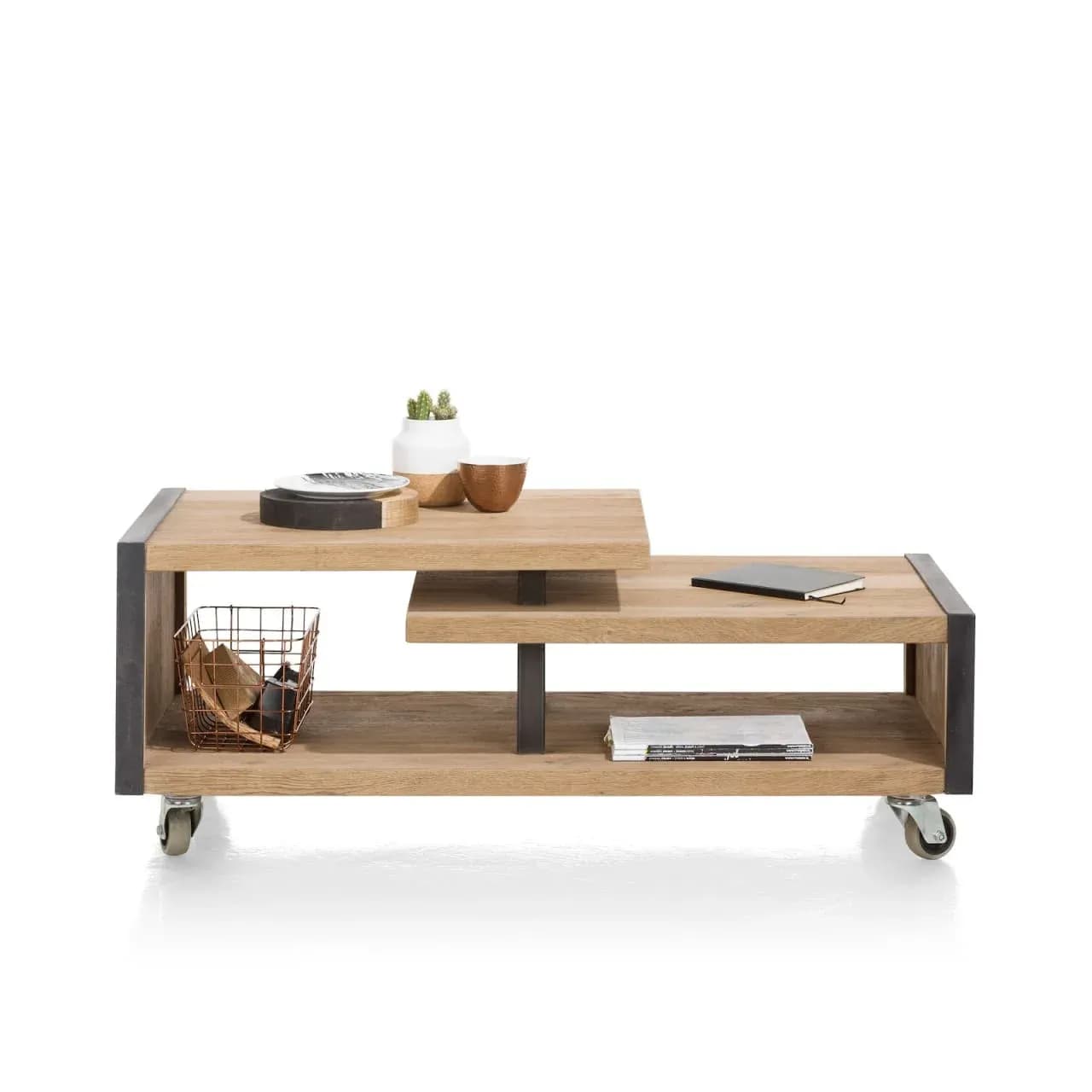 Metalo, Couchtisch 120 x 60 cm + 1-Nische