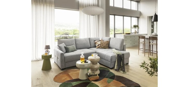 b223b8e1d48e50e08f7025f2c677ad8472f93872 Ecksofa EDWIN hellgrau BT CINZIA CLINT CILLA Milieu 1