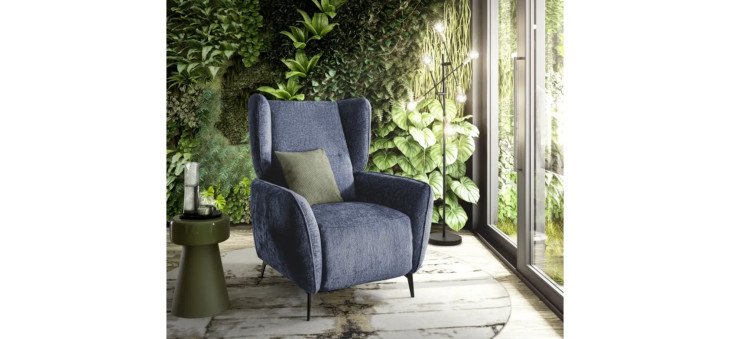 0a65232b017e67fe083e3679a61fd29b8126c4de TV Sessel EILA Navy BT CLINT Milieubild 1